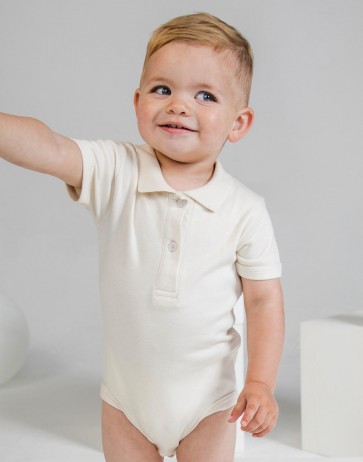 Baby Organic Polo Bodysuit