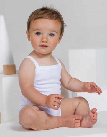 Baby Organic Strap Vest Bodysuit