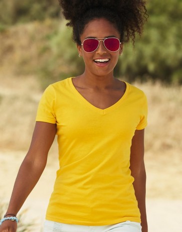 Ladies Valueweight V-Neck T