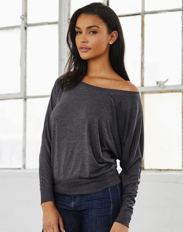 Flowy LS Off Shoulder T-Shirt