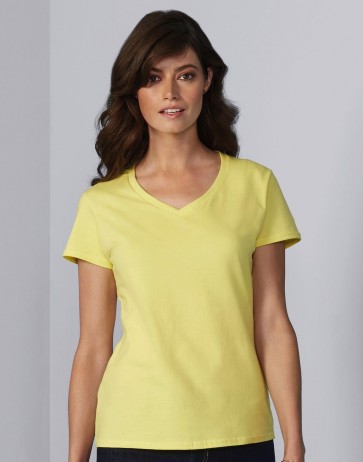 Premium Cotton Ladies V-Neck T-Shirt