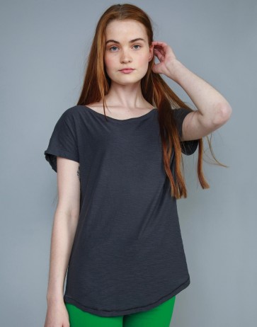 Women`s Organic Vintage Slub Loose Fit T
