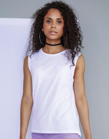 Women`s Vintage Organic Slub Tank T