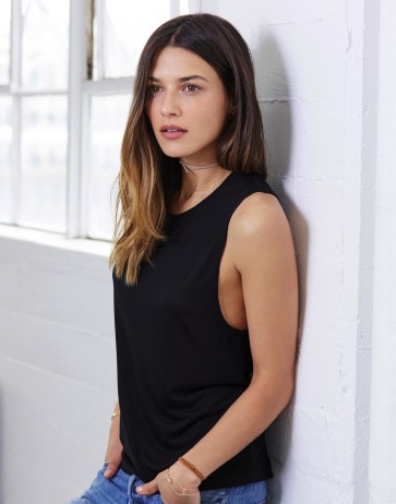 Flowy Scoop Muscle Tank Top