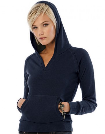 Ladies` Hooded V-Neck - WW625