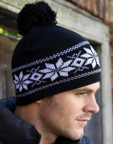 Fair Isles Knitted Hat