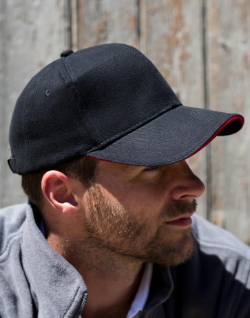 Sandwich Brushed Cotton Cap