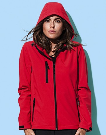Women`s Active Softest Shell Hooded Jacket