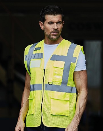Fluo Open Mesh Executive Waistcoat