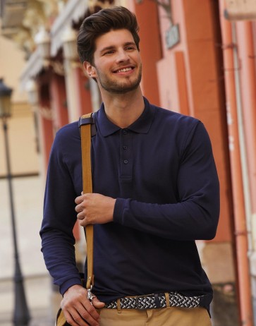 Premium Long Sleeve Polo