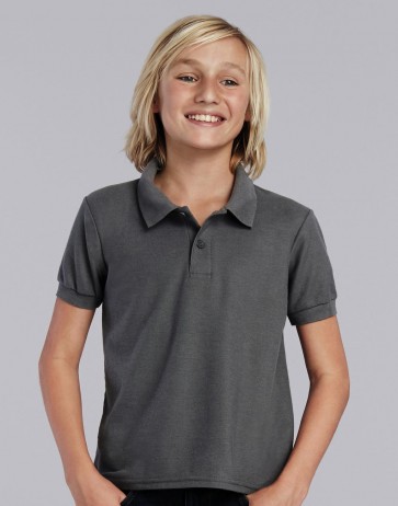 DryBlend® Youth Double Piqué Polo