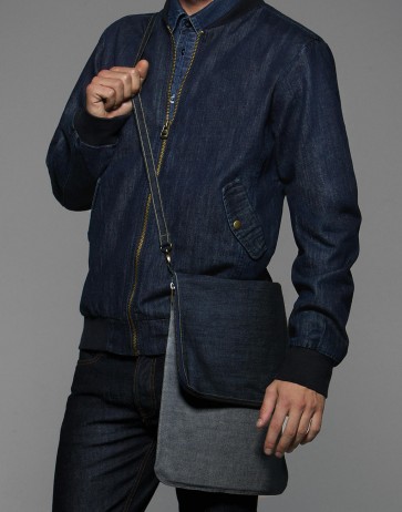 Denim Messenger Bag - CUD02