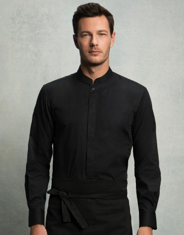 Bargear™ Shirt Mandarin Collar LS