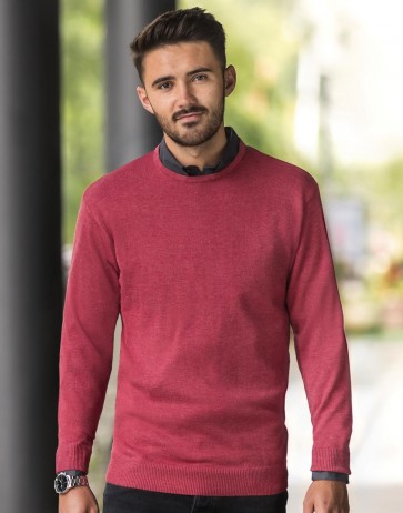 Men`s Crew Neck Knitted Pullover