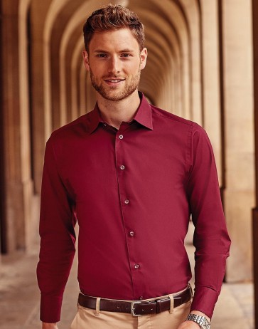 Körperbetontes Stretch-Hemd LA