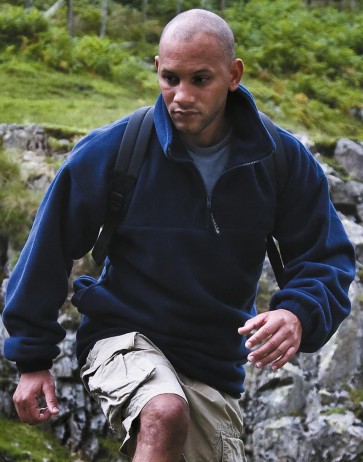 1/4 Zip Fleece mit Futter