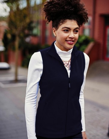 Ladies` Mirco Fleece Bodywarmer