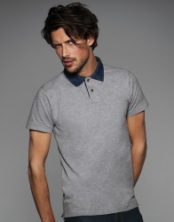 Denim Collar Polo - PMD30
