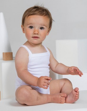 Baby Organic Strap Vest Bodysuit