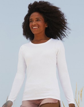 Long Sleeve Crew Neck T Lady-Fit