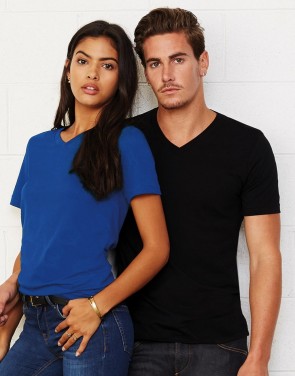 Unisex Jersey V-Neck T-Shirt