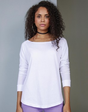 Ladies` Loose Fit LS T