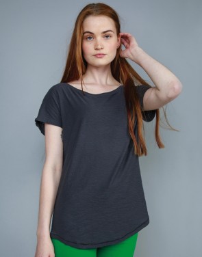 Women`s Organic Vintage Slub Loose Fit T