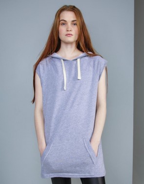 Women`s Oversized Sleeveless Hoodie