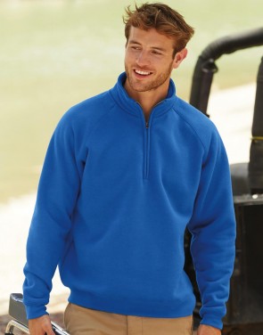 Zip Neck Raglansweat