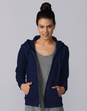 Ladies Heavyweight Full Zip Hooded Sweat