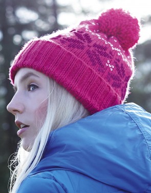 Fair Isle Snowstar Beanie