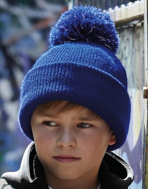 Junior Reflective Bobble Beanie