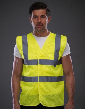 Fluo Open Mesh Waistcoat