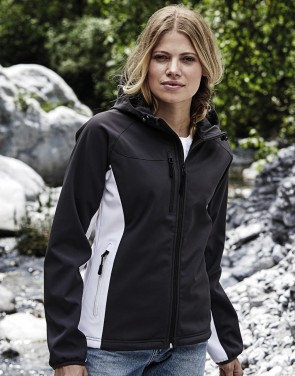 Ladies Hooded Lightweight Performance Softshell