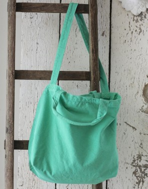 Zipped Canvas Shopper