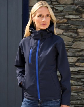 Ladies TX Performance Hooded Softshell Jacket