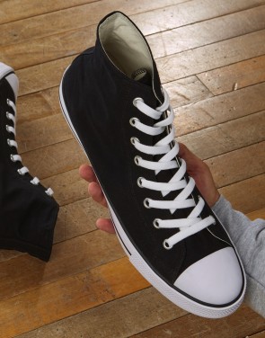 High Top Printable Canvas Shoe/XL