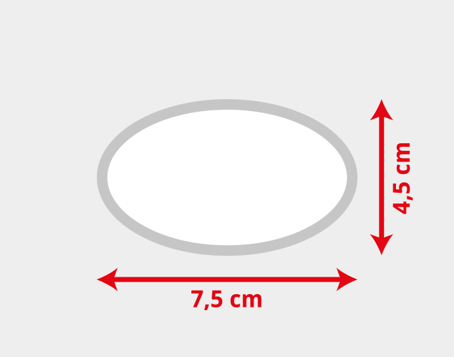 Bedruckte Stickabzeichen