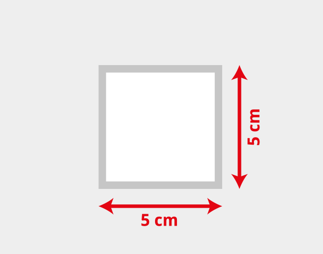 Bedruckte Stickabzeichen