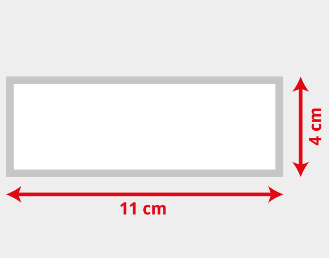 Bedruckte Stickabzeichen